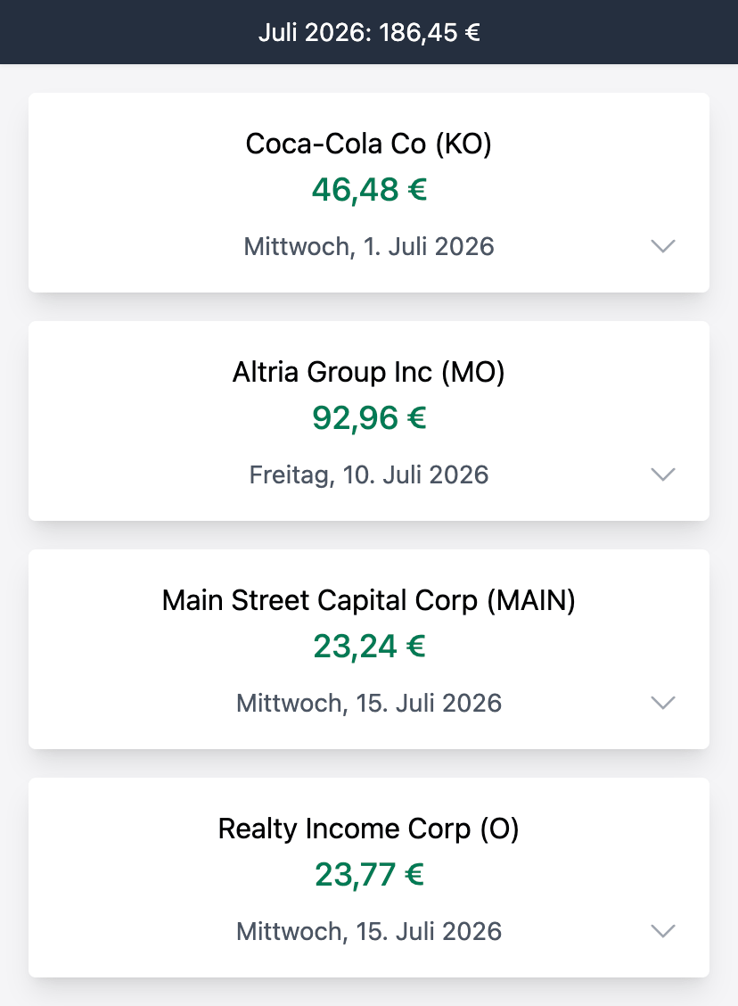 Dividendenkalender